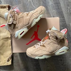 Jordan Retro 6 - Travis Scott - Youth Size 1.5Y